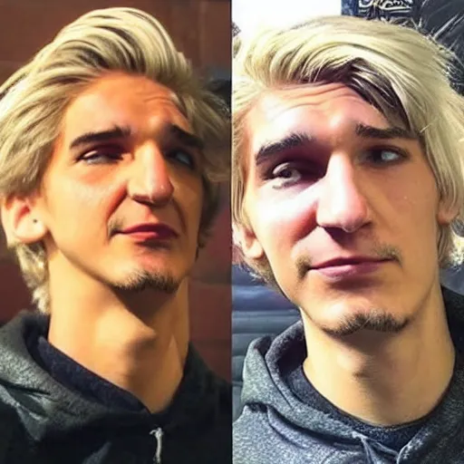 Image similar to xqc, big schnozzer