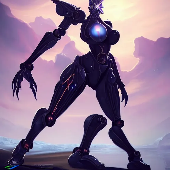 Image similar to highly detailed giantess shot, exquisite warframe fanart, looking up at a giant beautiful majestic saryn prime female warframe, as a stunning anthropomorphic robot female hot dragon, looming over you, elegantly posing over you, on a beach on sunset, sleek bright white armor, camera between towering detailed robot legs, looking up, proportionally accurate, anatomically correct, sharp detailed robot dragon paws, two arms, two legs, camera close to the legs and feet, giantess shot, furry shot, upward shot, ground view shot, leg and hip shot, elegant shot, epic low shot, high quality, captura, realistic, sci fi, professional digital art, high end digital art, furry art, macro art, giantess art, anthro art, DeviantArt, artstation, Furaffinity, 3D realism, 8k HD octane render, epic lighting, depth of field