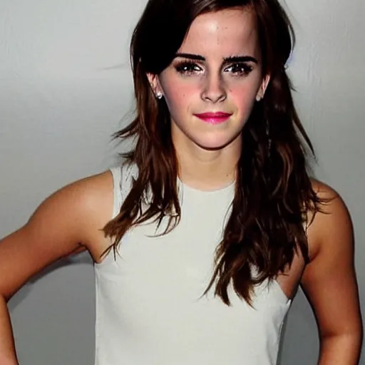 Image similar to emma watson mixed with kim kardashian, single image