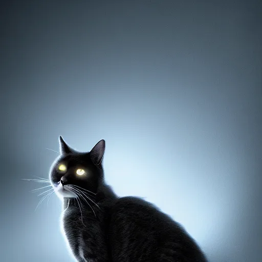 Image similar to a cat , dramatic lighting, cinematic, establishing shot, extremely high detail, foto realistic, cinematic lighting, post processed, concept art, high details, cinematic, 8k resolution, beautiful detailed, photorealistic, digital painting, artstation, concept art, smooth, sharp focus, artstation trending, octane render, unreal engine