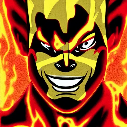 Image similar to portrait of heatblast from ben 1 0, cinematic, dark, realistic, hd