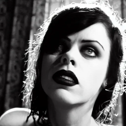 Image similar to beautiful fairuza balk in a film noir, 8 k,