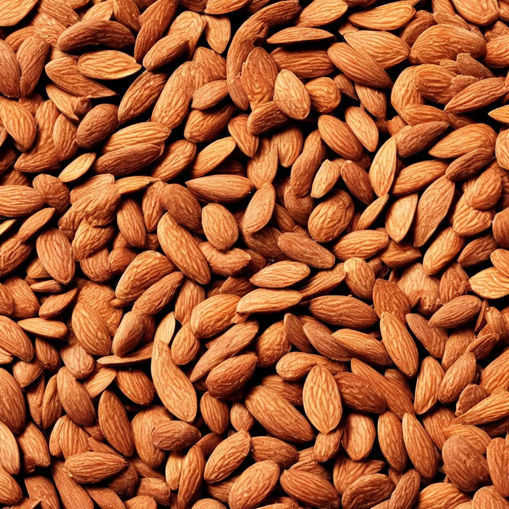 Prompt: almonds texture, 4k