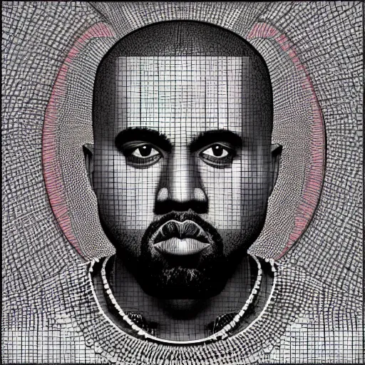 KREA - Conceptual Art rap album cover for Kanye West DONDA 2