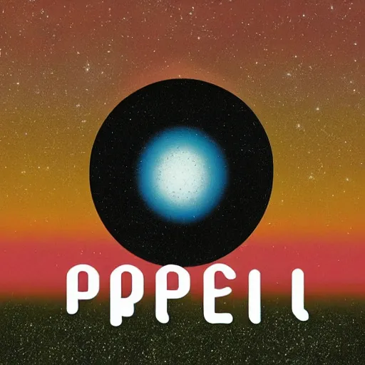 Image similar to album art for a band called Opal in sky