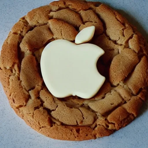 Image similar to apple made out of cookies
