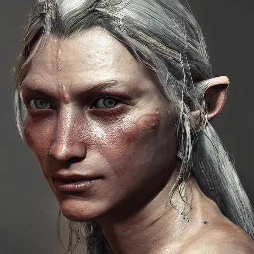 Prompt: hyperrealistic mixed media image of skyrim wabbajack, stunning 3 d render inspired art by greg rutkowski and xiang duan and thomas eakes, perfect facial symmetry, flesh texture, realistic, highly detailed attributes and atmosphere, dim volumetric cinematic lighting, 8 k octane detailed render, post - processing, masterpiece,