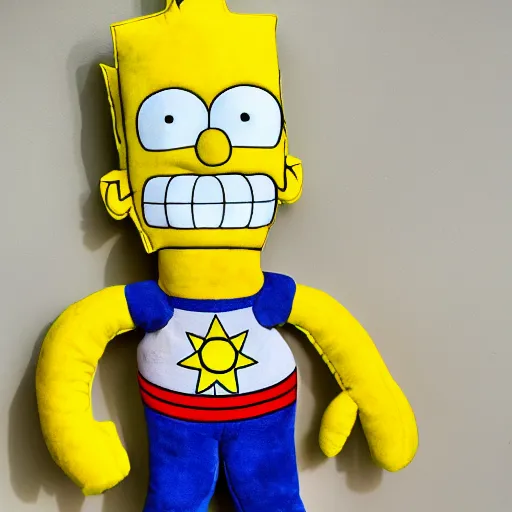 Image similar to bart simpson plush