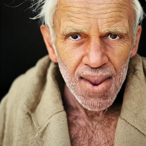 Image similar to a very ugly blond old man