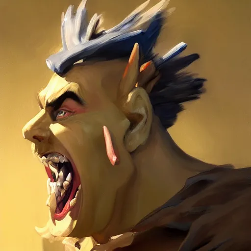 Prompt: greg manchess portrait painting of bandersnatch from alice in wonderland as overwatch character, medium shot, asymmetrical, profile picture, organic painting, sunny day, matte painting, bold shapes, hard edges, street art, trending on artstation, by huang guangjian, gil elvgren, ruan jia, randy vargas, greg rutkowski