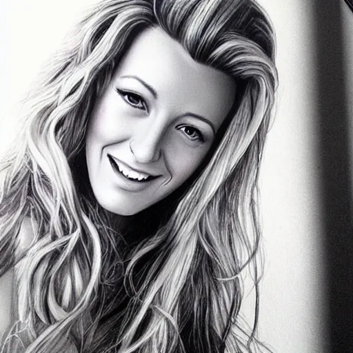 Image similar to “Blake lively, beautiful, highly detailed portrait, photorealistic, ultra detailed, 3d, cartoon, Up”