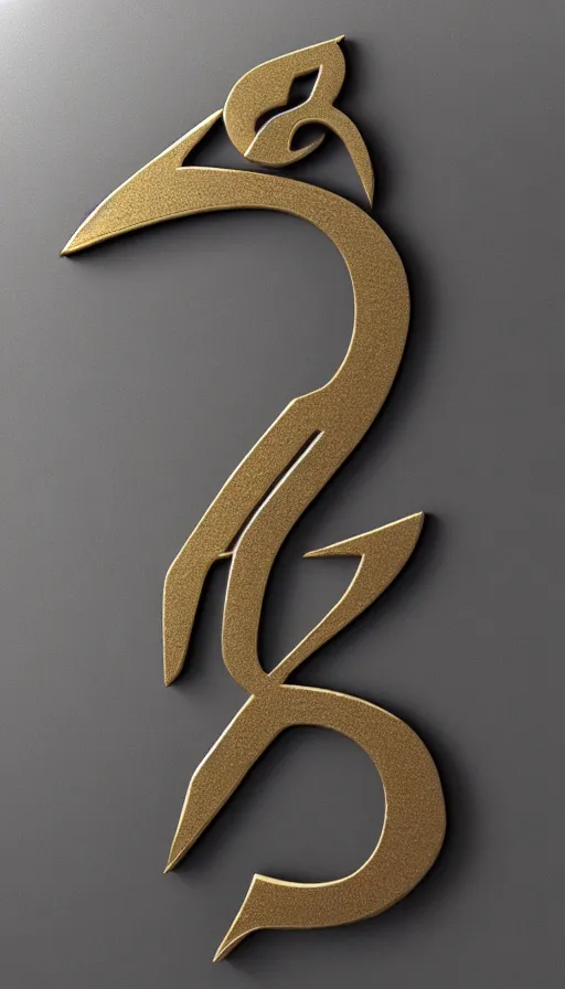 Prompt: hyper realistic 3 d render logoeye of horus making the letter k media kit