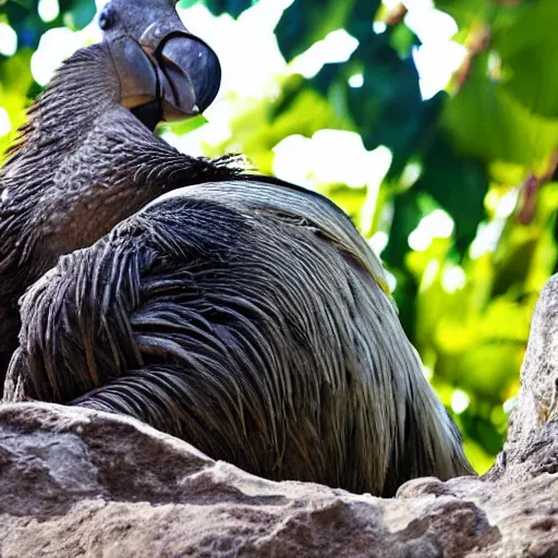 Image similar to real photograph of a dodo bird in a zoo