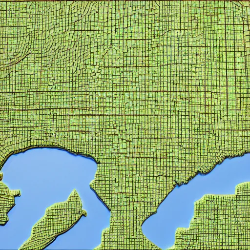 Image similar to picture of raised 3 d topographical map of wisconsin at museum ( eos 5 ds r, iso 1 0 0, f / 8, 1 / 1 2 5, 8 4 mm, postprocessed, bokeh )