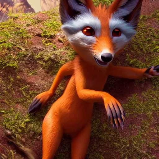 Prompt: weta disney pixar movie still macro close photo of cute anthropomorphic vulpes vulpes fulva wearing mib costume : : by weta, greg rutkowski, wlop, ilya kuvshinov, rossdraws, artgerm, octane render, iridescent, bright morning, anime, liosh, mucha : :