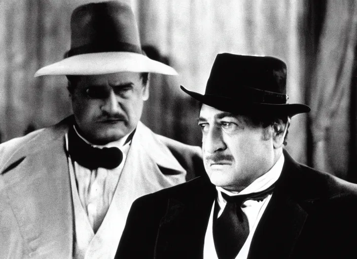 Prompt: film still of John Goodman!!!!!! as Vito Corleone in The Godfather 1972