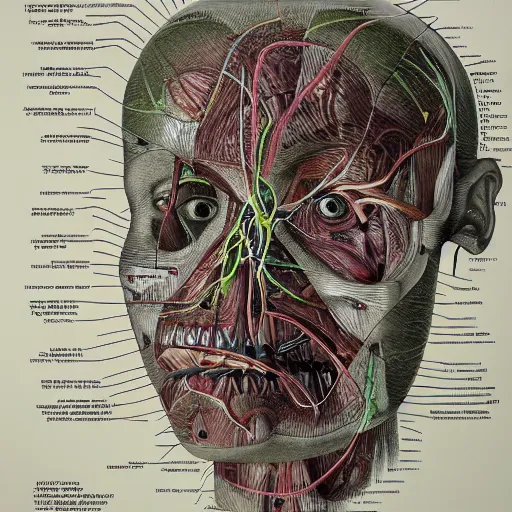 Prompt: brutalist anatomical diagram, hyperrealistic, aesthetic, masterpiece