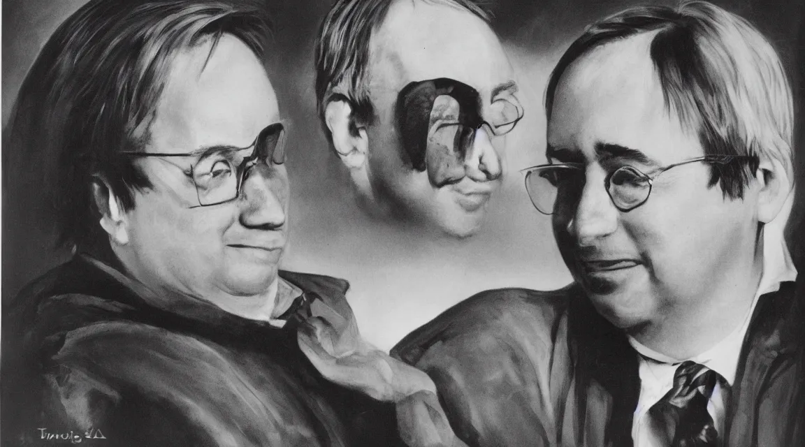 Image similar to portrait of Linus Torvalds taked by Richard Avedon