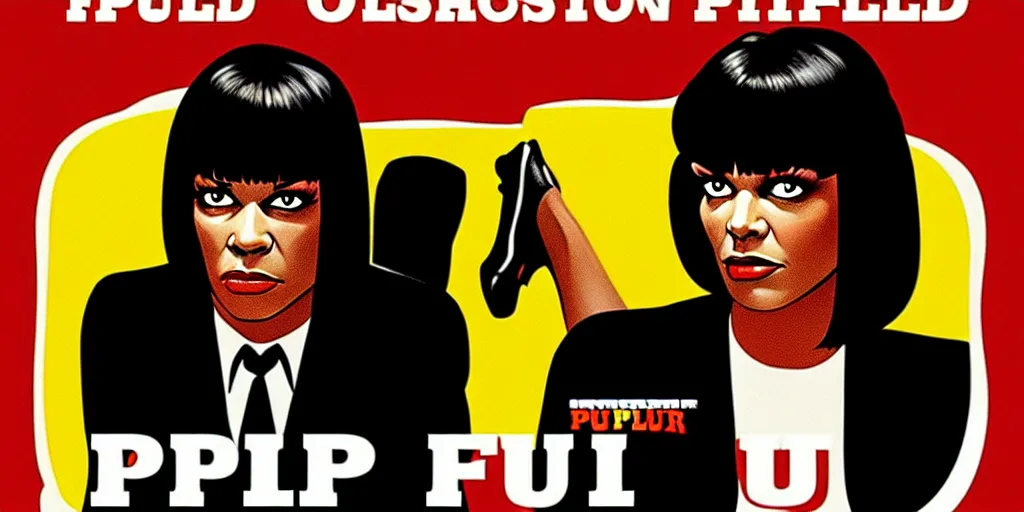 Image similar to pulp fiction poster