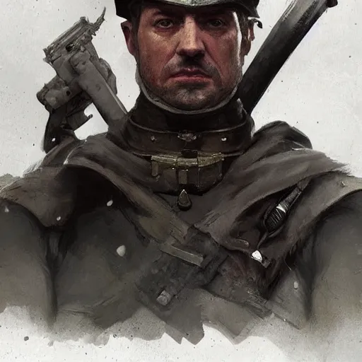 Image similar to historical portrait of jose de san martin, colourised, face portrait, epic, tragic, hd shot, digital portrait, beautiful, artstation, comic style, by artgerm, guy denning, jakub rozalski, magali villeneuve and charlie bowater