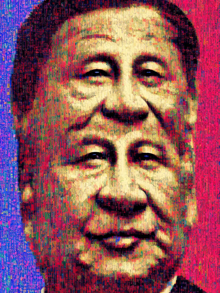 Image similar to Xi JinPing xcopyart style, glitch, detailed