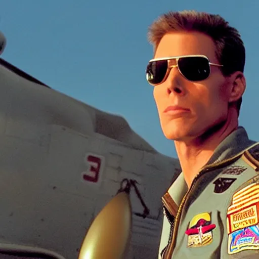 Image similar to Live Action Still of Jerma in Top Gun, real life, hyperrealistic, ultra realistic, realistic, highly detailed, epic, HD quality, 8k resolution, body and headshot, film still