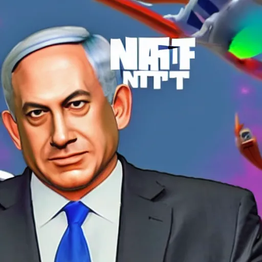 Image similar to Benjamin Netanyahu in Fortnite