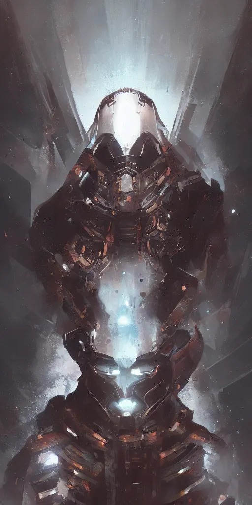 Image similar to concept art by jama jurabaev, futuristic emperor holy inquisition, cinematic shot, trending on artstation, high quality, brush stroke, full body, one character, character design