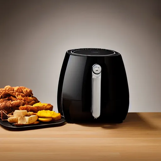 Image similar to philips airfryer, product photography, studio lighting