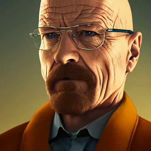 Image similar to walter white is sherlock holmes, high quality illustration, trending on artstation, octane render, 4 k, pixar rendering,