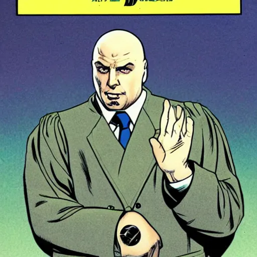 Image similar to Dr. Evil, by Dave Gibbons