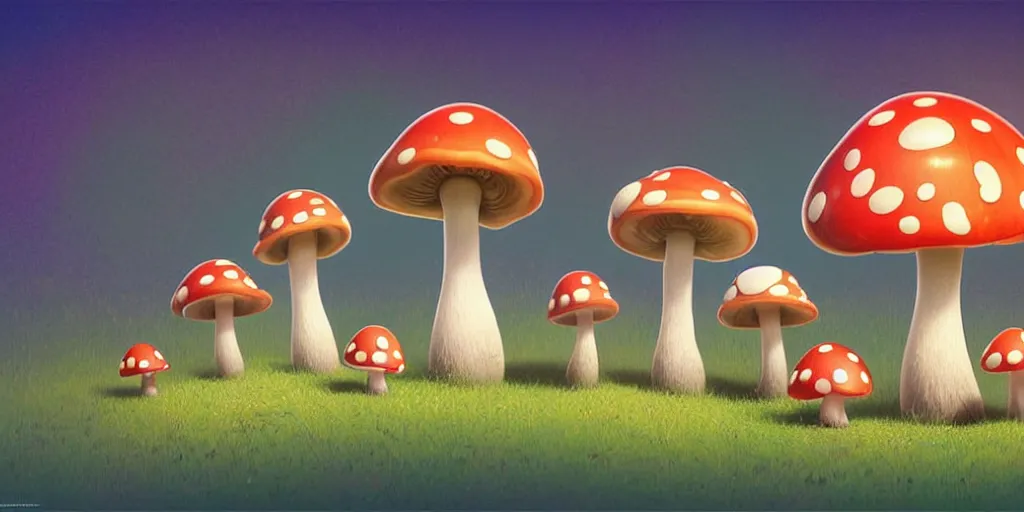 Prompt: 360 degree equirectangular, anthropomorphic mushroom family portrait, Art Deco nature, fantasy, Pixar cute character design, intricate art deco mushroom patterns, elegant, sharp focus, art by Artgerm and beeple and Greg Rutkowski and WLOP, 360 degree equirectangular, 360 monoscopic equirectangular