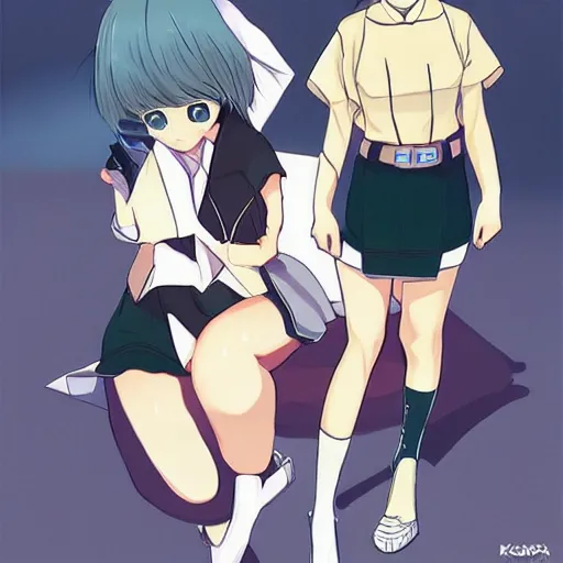 Image similar to big chungus anime illustration by kuvshinov katsuhiro
