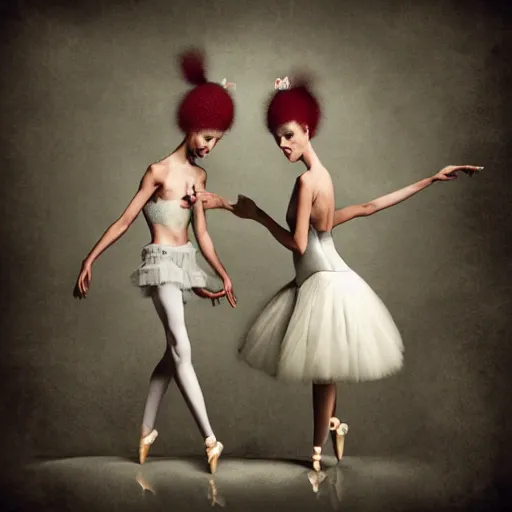 Prompt: dancers by ray caesar