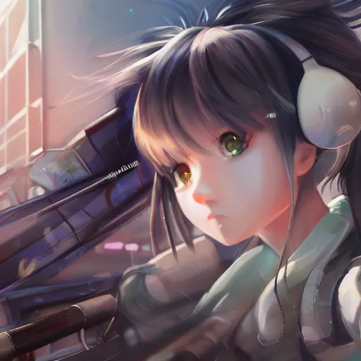 Image similar to dynamic composition, motion, ultra-detailed, incredibly detailed, a lot of details, amazing fine details and brush strokes, colorful and grayish palette, smooth, HD semirealistic anime CG concept art digital painting, watercolor oil painting of Clean and detailed post-cyberpunk sci-fi close-up schoolgirl in asian city in style of cytus and deemo, blue flame, relaxing, calm and mysterious vibes,, by a Chinese artist at ArtStation, by Huang Guangjian, Fenghua Zhong, Ruan Jia, Xin Jin and Wei Chang. Realistic artwork of a Chinese videogame, gradients, gentle an harmonic grayish colors. set in half-life 2, Matrix, GITS, Blade Runner, Neotokyo Source, Syndicate(2012), dynamic composition, beautiful with eerie vibes, very inspirational, very stylish, with gradients, surrealistic, dystopia, postapocalyptic vibes, depth of field, mist, rich cinematic atmosphere, perfect digital art, mystical journey in strange world