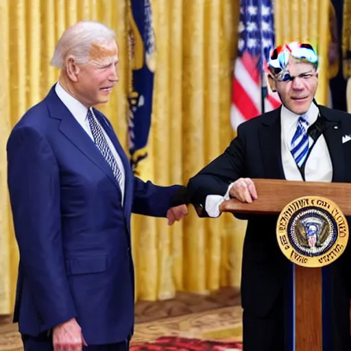 Image similar to Emperor Biden