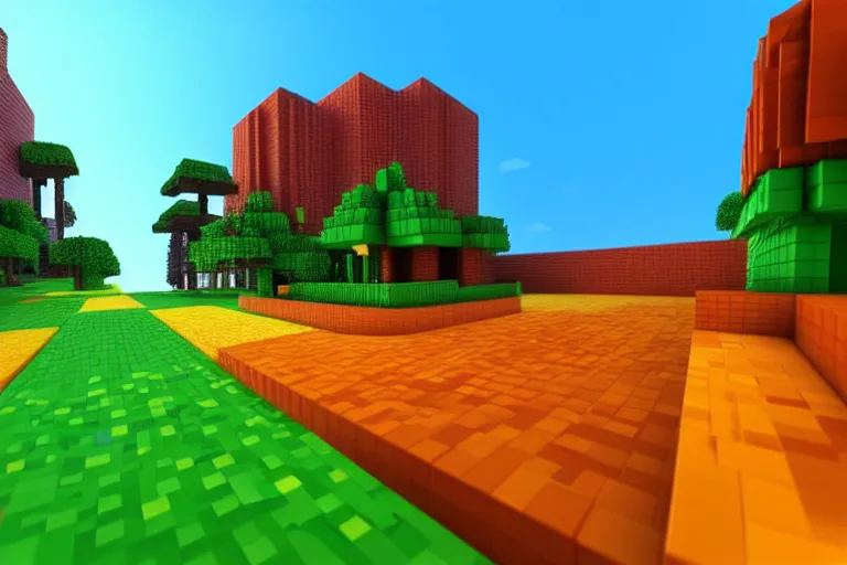 Prompt: quality, hd, voxel background with color splashes, hdr, hdd, background, realistic, unreal engine 5