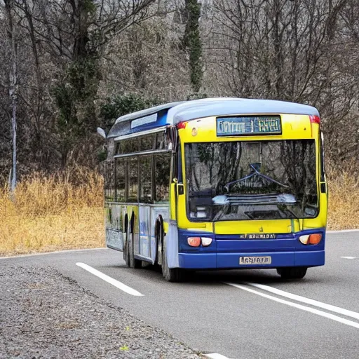 Image similar to a bus stop with no road,