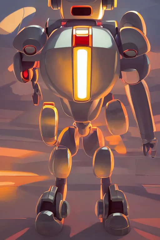 Image similar to metabots medabots medarotto medarot robot minimalist comics, behance hd by jesper ejsing, by rhads, makoto shinkai and lois van baarle, ilya kuvshinov, rossdraws global illumination ray tracing hdr radiating a glowing aura