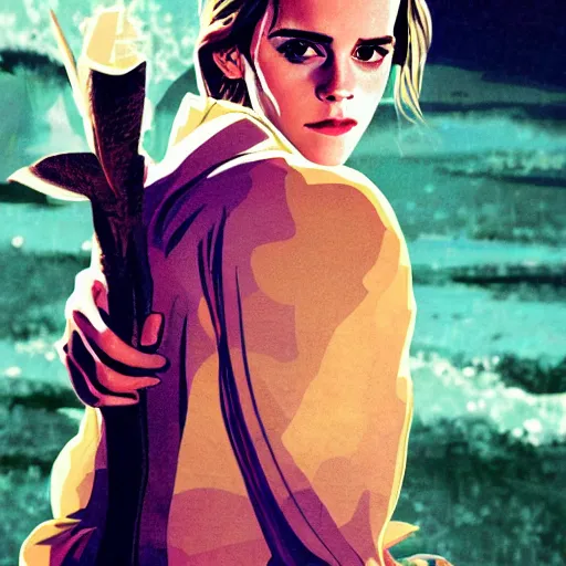 Prompt: emma watson by Chris Claremont