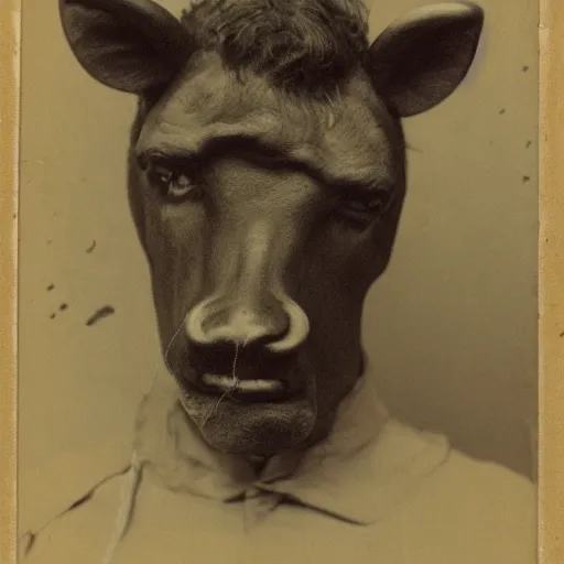 Image similar to inmate with bull head