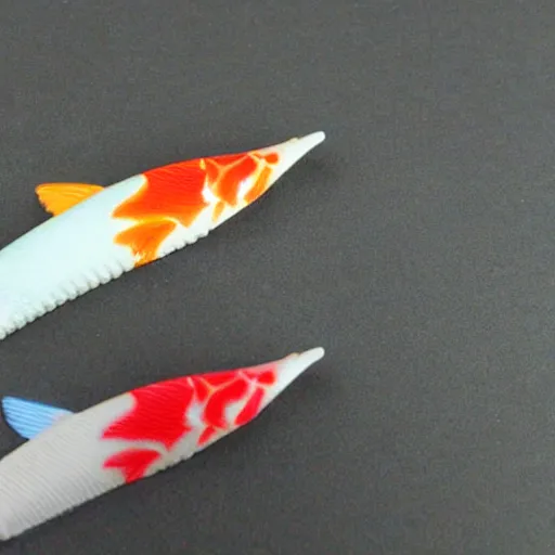 Image similar to koi fish as a PEZ dispenser