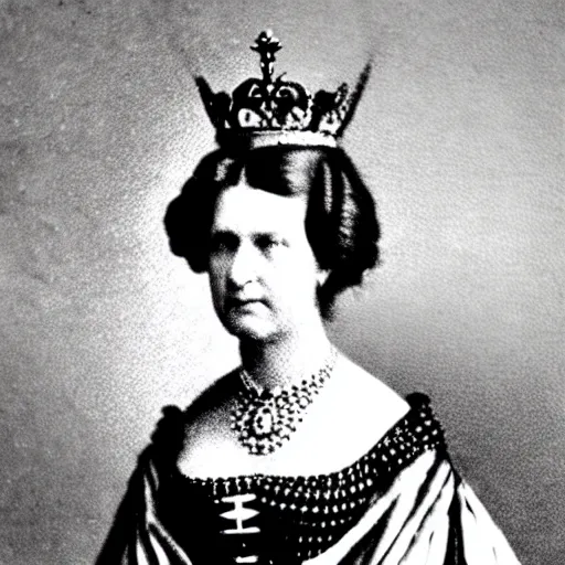 Image similar to photo of a 3 1 year old german queen, circa 1 8 6 5