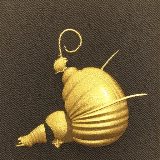 Image similar to golden snail