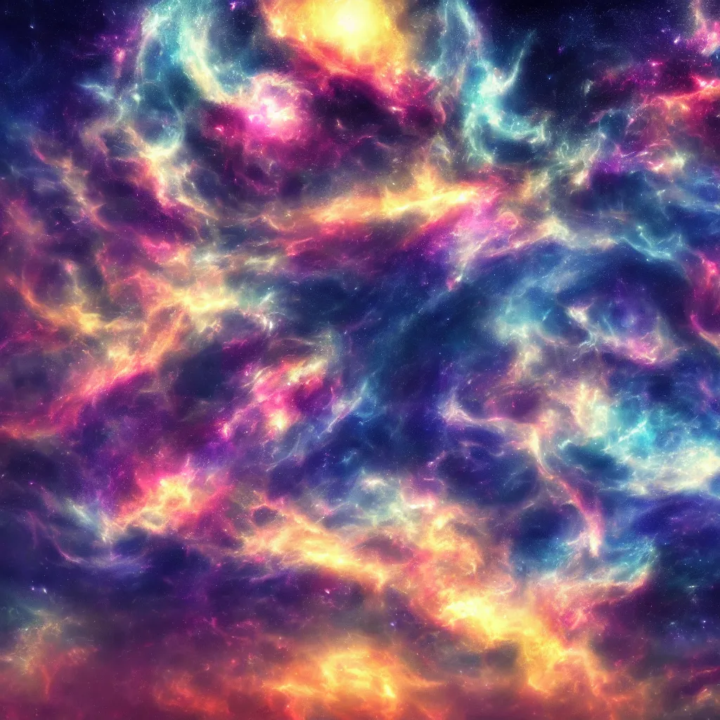 Prompt: endless sky, epic digital art, nebulae, wallpaper