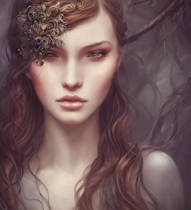 hair braider by charlie bowater and titian and Stable Diffusion OpenArt