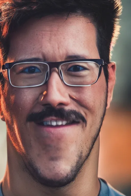 Image similar to 📷 markiplier has bark skin, made of bark, head portrait, dynamic lighting, 4 k