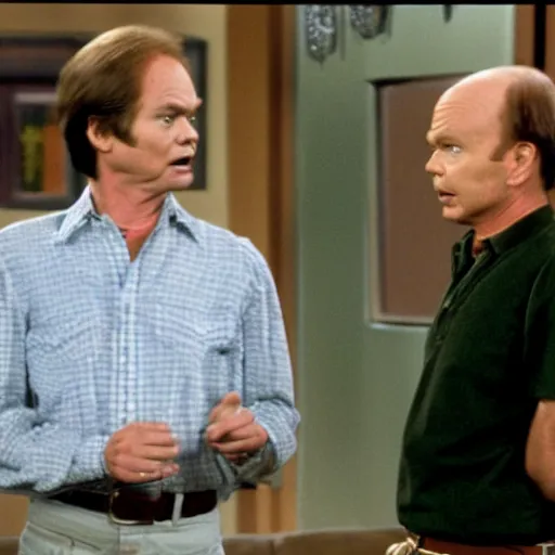 Image similar to still of Eric and Red Forman from That 70s Show