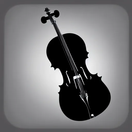 Image similar to a cello on a transparent background, vector art by ram chandra shukla, shutterstock, arabesque, photoillustration, rendered in maya, flat shading