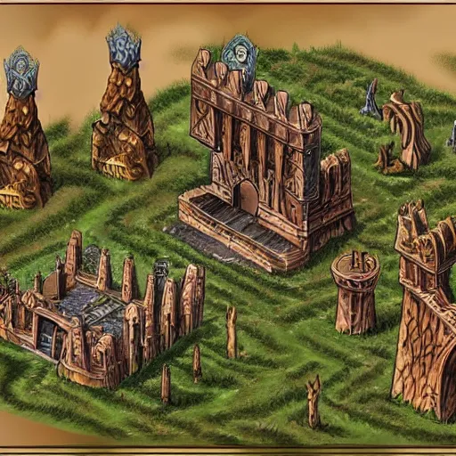 Image similar to ultima online concept art